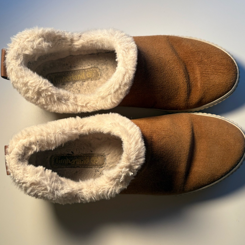 Timberland Brown Fur-Lined Women's Shoes
